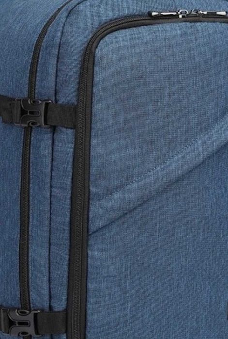 Mocny Plecak Do Samolotu 40x30x20 Ryanair Wizzair Podręczny Niebieski