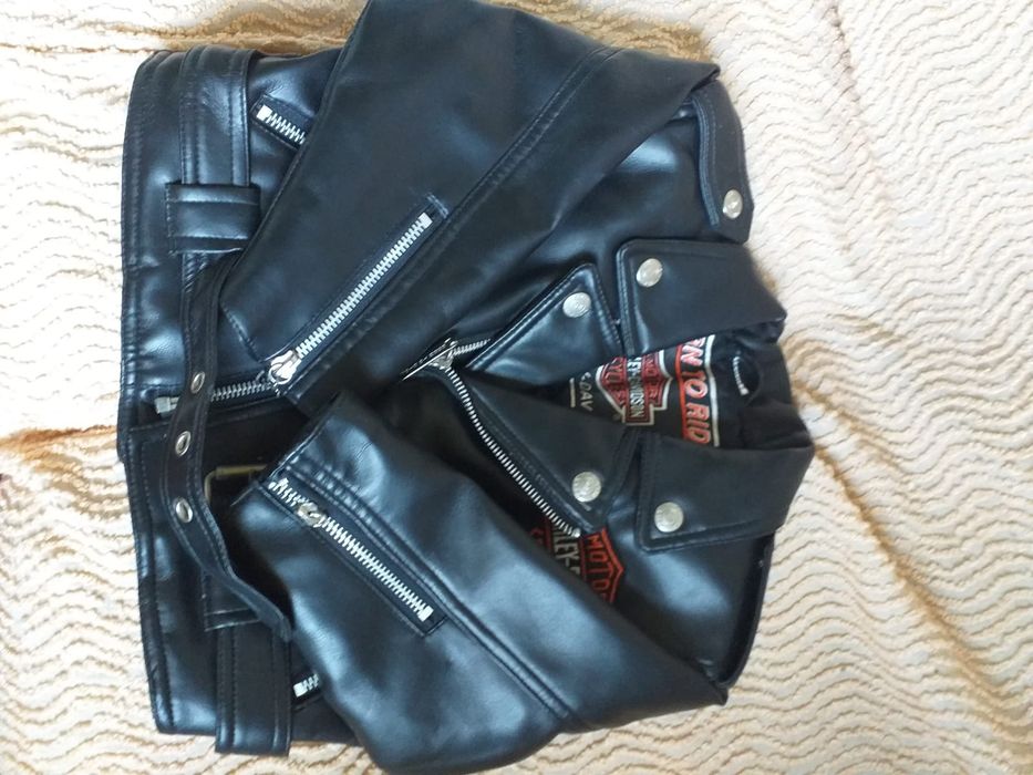 Kurtka Skórzana Harley Davidson dla dziecka