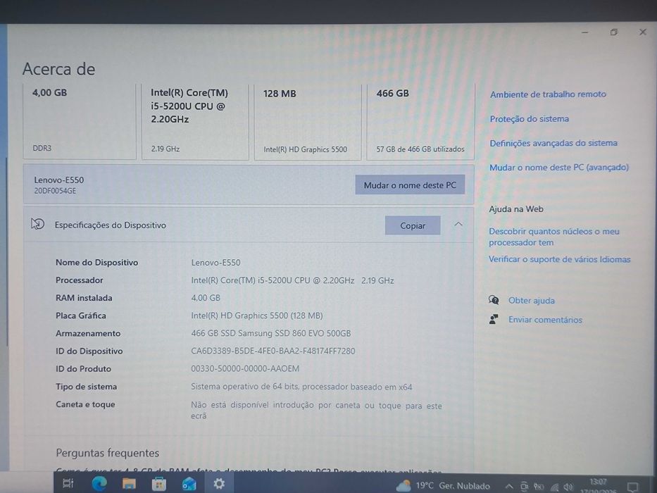 Lenovo E550 - ler