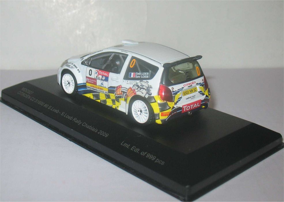 Ixo - Citroen C2 S1600 - Rally Chablais 2009 - Sébastien Loeb