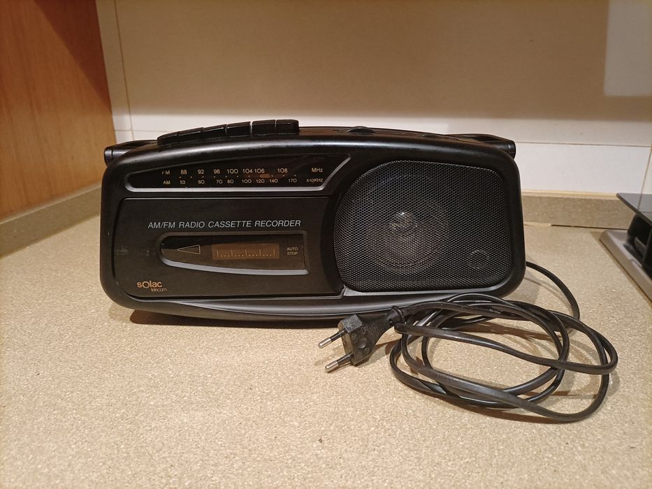 Radio cassete gravador Solac Telecom