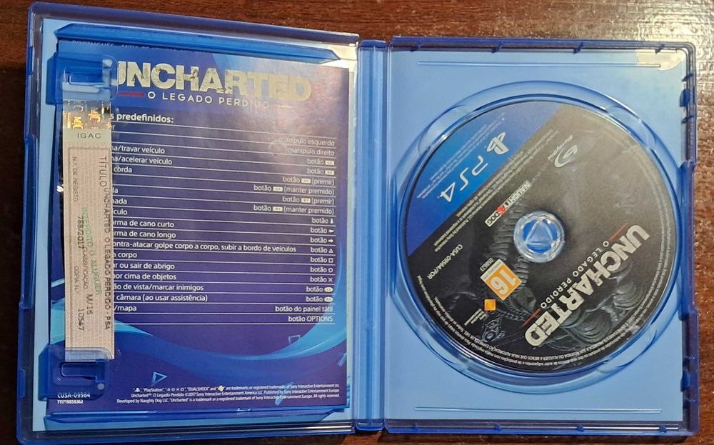 Vendo jogo Uncharted"O legado perdido"