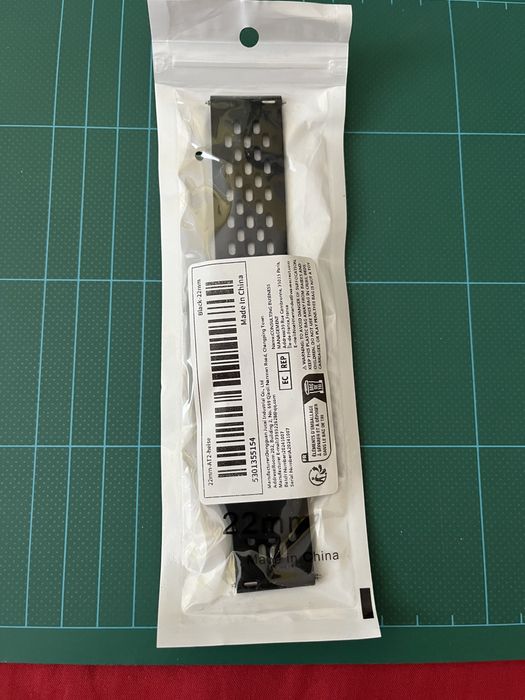 pasek silikonowy do zegarka 22 mm