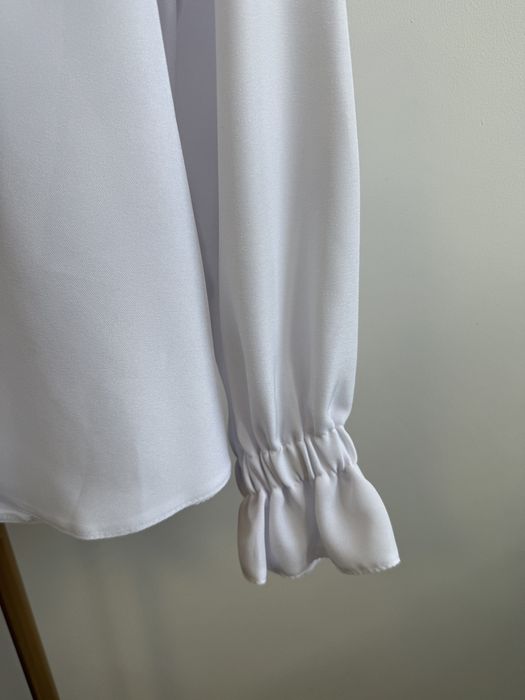 Bluzka damska biała elegancka 3XL