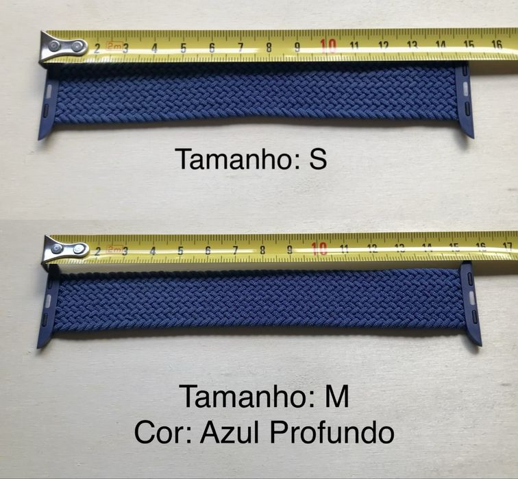 Braceletes Solo Entrançadas Apple Watch 42/44/45/49mm