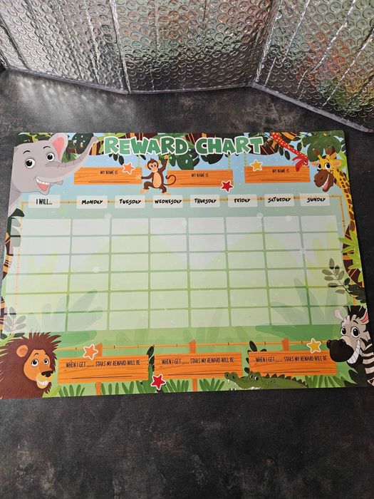 Magnetyczna tablica nagród wielokrotnego użytku motywacyjna