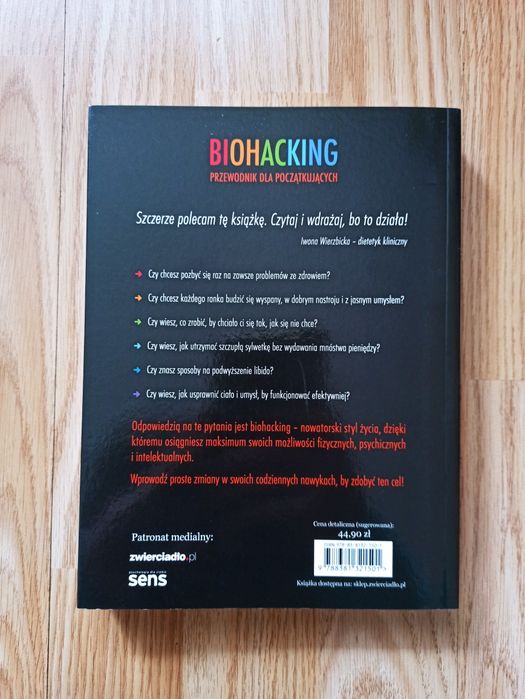 Książka Biohacking Karol Wyszomirski