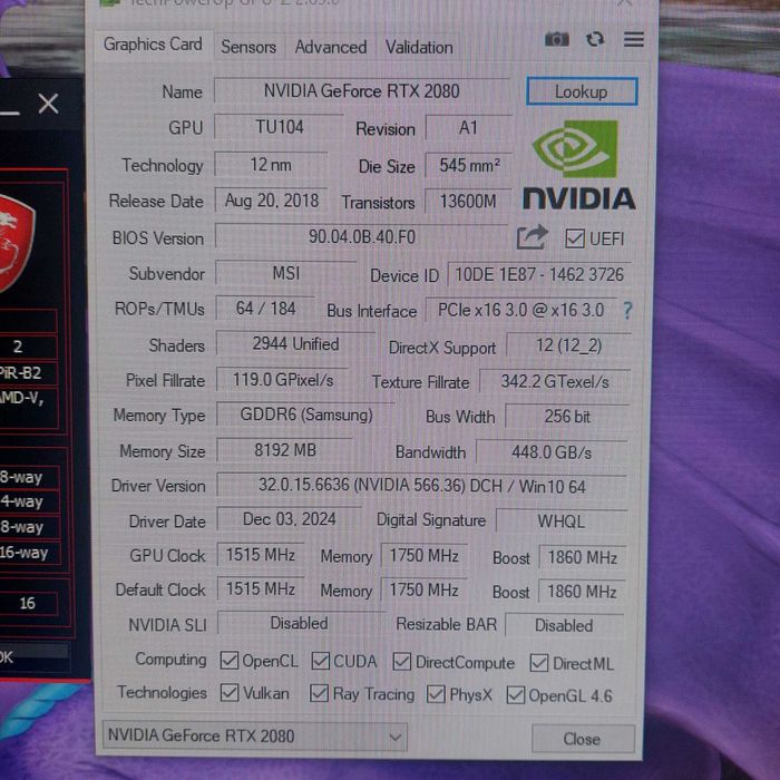 PC Gamer MSI Ryzen 7 RTX 2080 32GB