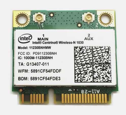 WIFI карта Intel Centrino Wireless N1030 WiFi 802.11n 11230BNHMW