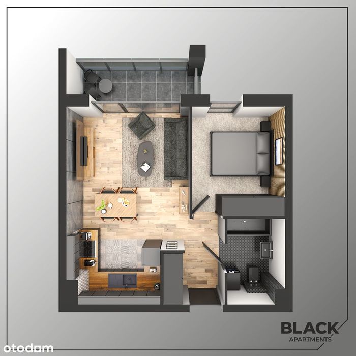 Black Apartments - mieszkanie 08