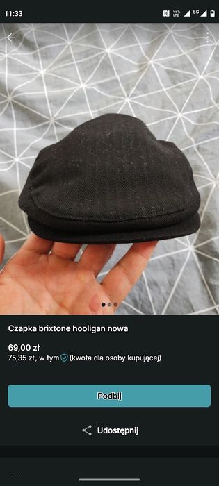Kaszkiet brixtone M