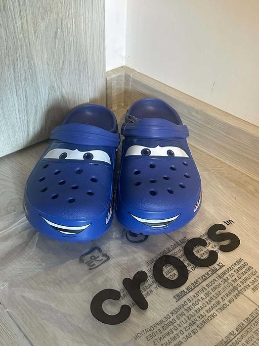 Niebieskie Crocs Zygzak McQueen 40