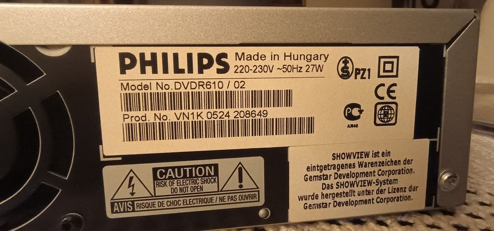 Odtwarzacz CD i DVD nagrywarka Philips