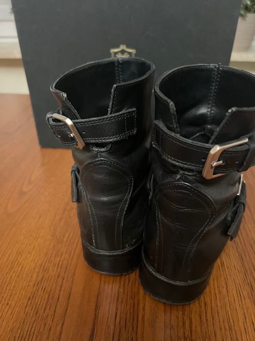 Skórzane botki Massimo Dutti