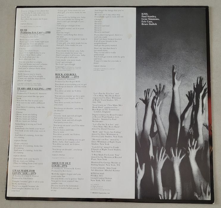 Kiss - Smashes, Thrashes & Hits LP 1988 Ger. EX !