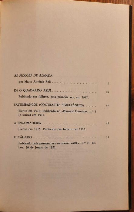 Obras Completas Vol. IV - Contos e Novelas - Almada Negreiros