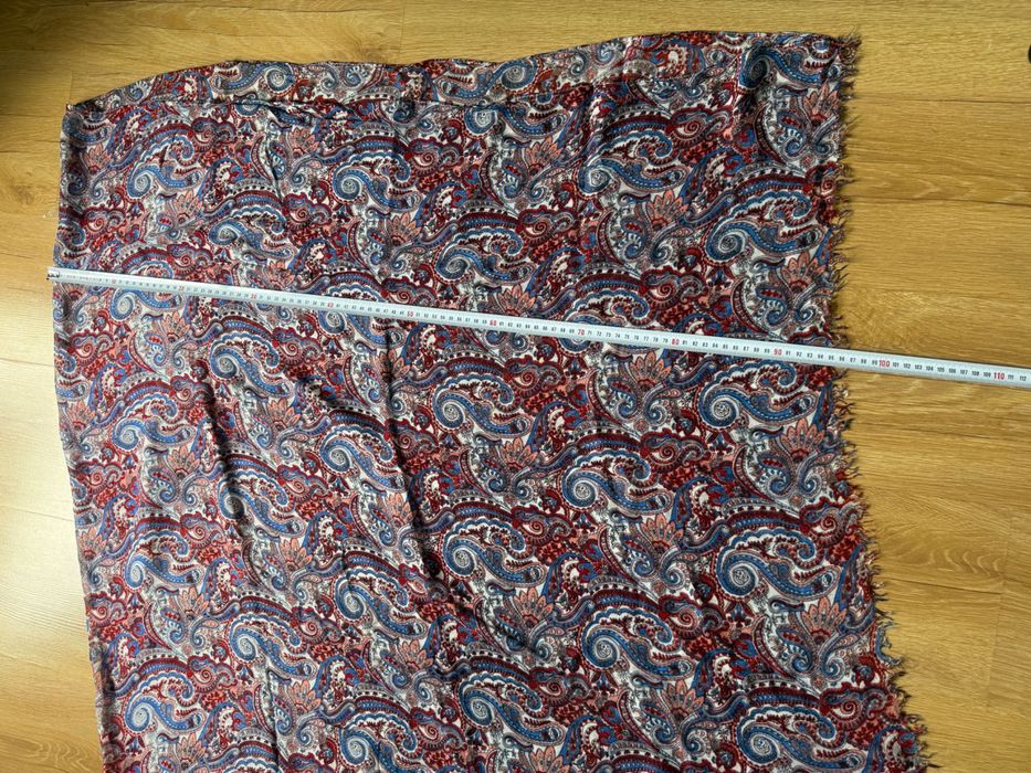 Chusta szal apaszka duża Vintage