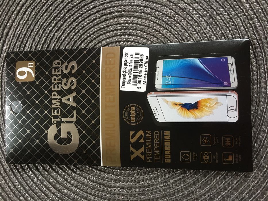 Захисне скло айфон Xs tempered glass premium guardian