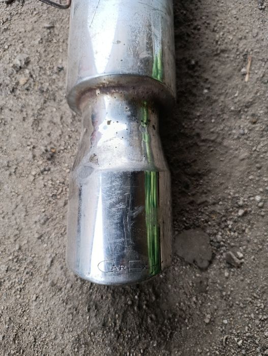 Прямоточная труба CarEx с резонатором на ВАЗ