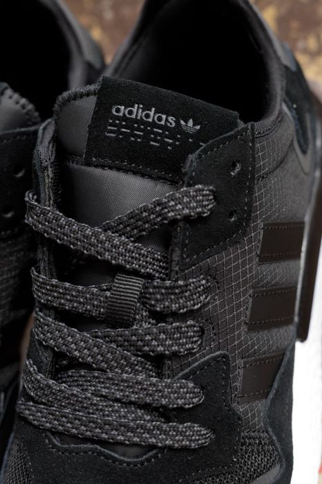 Кросівки Кроссовки Adidas Nite Jogger Black White Чёрный Белый Чорний Білий Кросовки демісезон