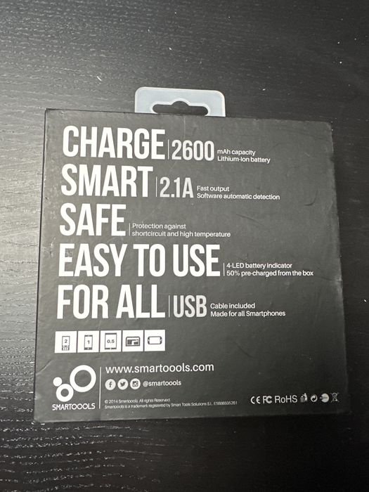 Powerbank 2600mah, nowy, TV