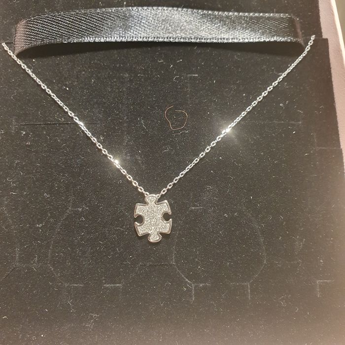 Celebrytka srebrna z puzlem