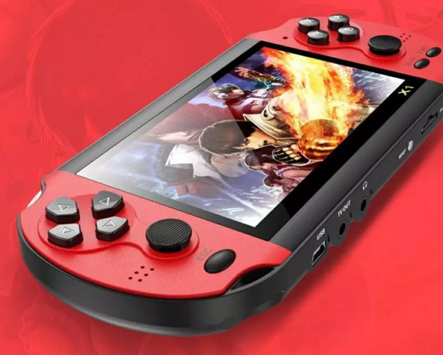 Consola X1 de 32bits portátil com 8GB memória e mais de 200 jogos