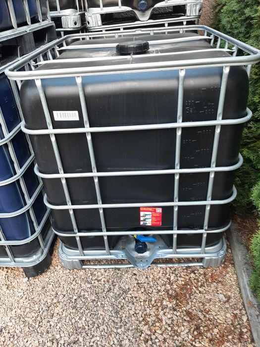 Mauzer 1000l Zbiornik Czarny lub Grafitowy Spożywka