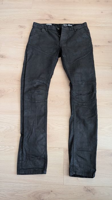Spodnie męskie jeans czarne rozmiar w34l34 stan bardzo dobry denim co
