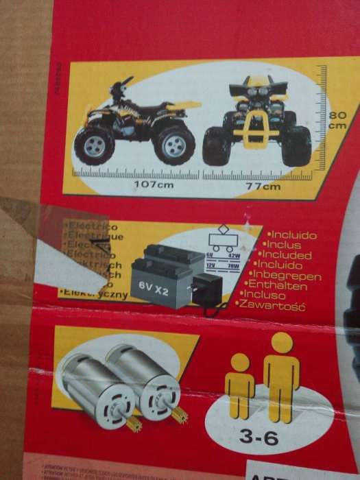 Moto 4 elétrica criança