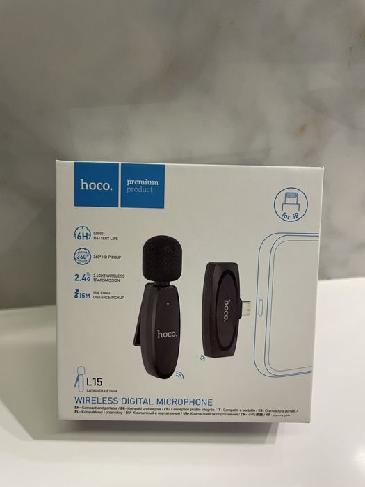 Продам мікрофон hoco L15