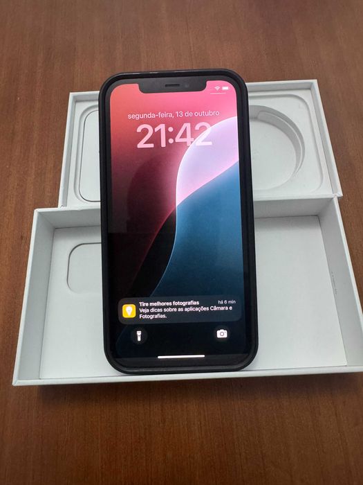 iPhone 12 128GB – Azul Escuro – Caixa + Fatura + 100€ em extras – 200€