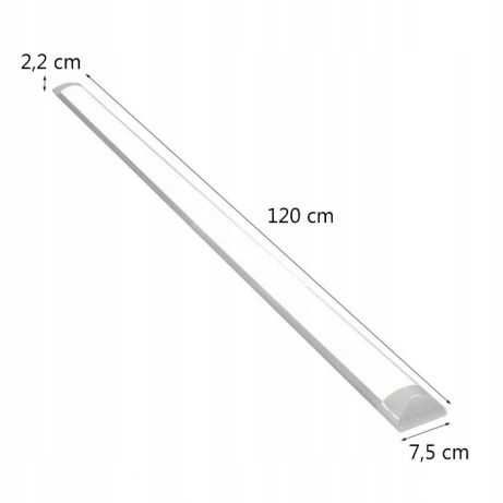 LAMPA OŚWIETLENIOWA led świetlówka 120CM NATYNKOWA do garażu robocza