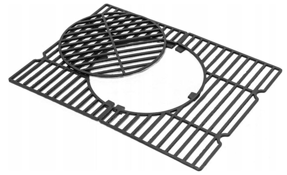 Grill Gril żeliwny węglowy Activa duży regulowany 42 x 57,5 cm