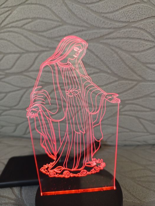 Candeeiro 3D luz noturna.423648208523765760