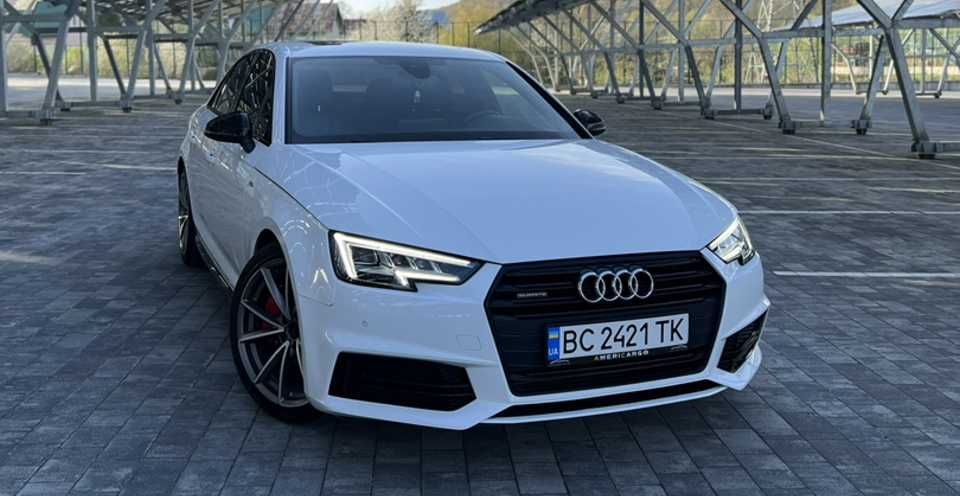 Передній під дистронік Audi A4 B9 2015-2019 року | бампер стиль S4