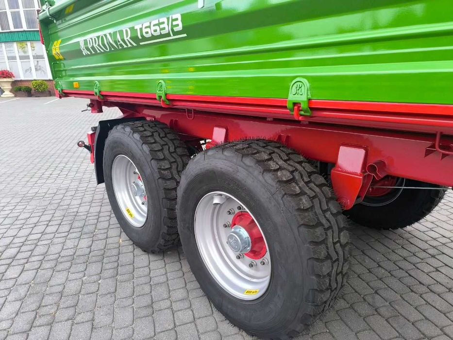 Przyczepa rolnicza tandem PRONAR T663/3 (10 Ton)