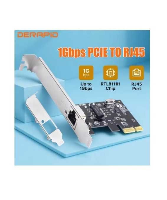 Karta sieciowa Gigabit Ethernet PCI-E na RJ45 1000Mbps