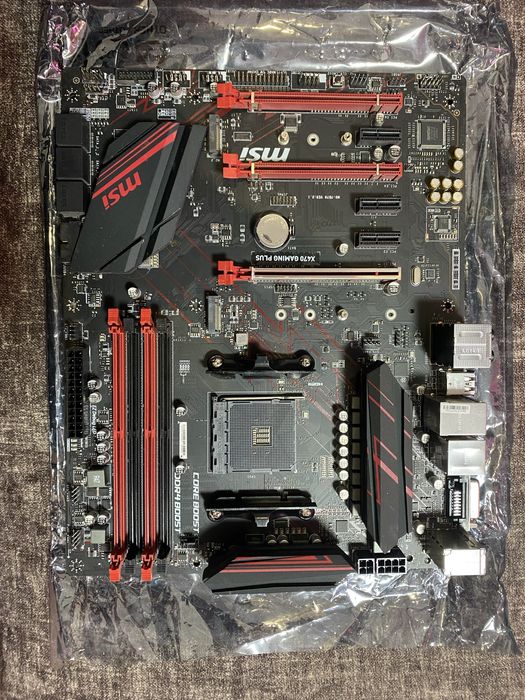 Материнська плата MSI x470 gaming plus