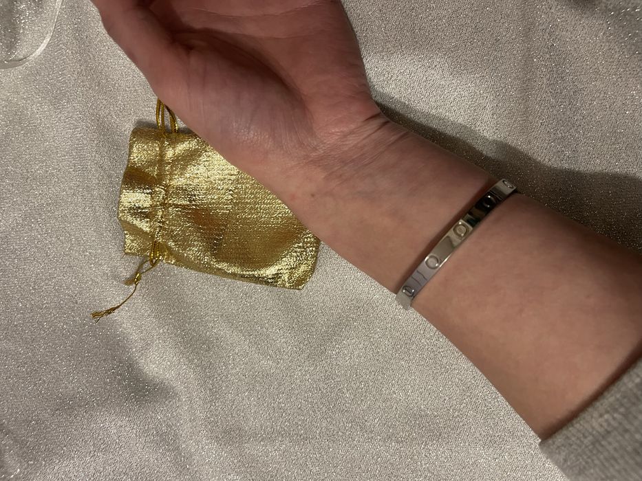 браслет жіночий титан , сталь Cartier