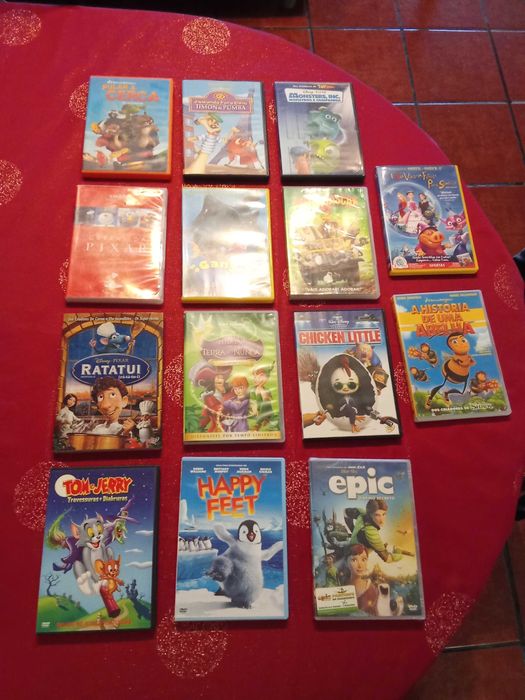 Pack 83 DVD's (filmes, desenhos animados, documentários)