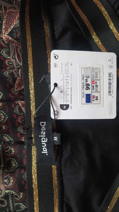 Desigual długa plisowana spodnica