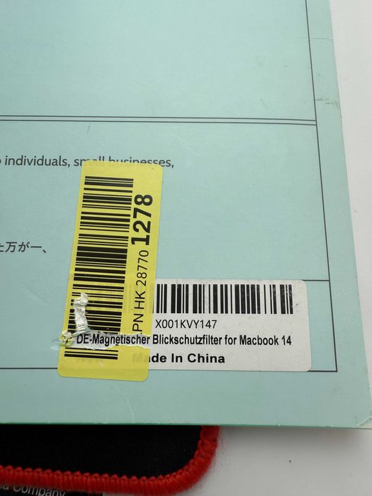 Захисна плівка Mamol Apple для MacBook Pro 14 M1, M2, M3, M4, M5