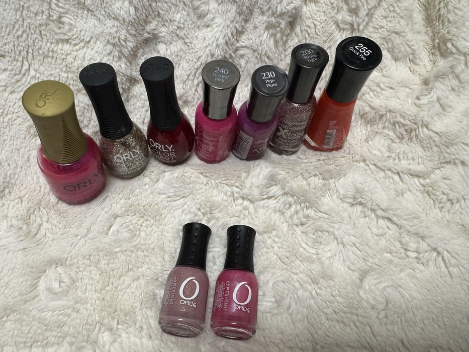 Sprzedam zestaw lakierów do paznokci Sally Hansen oraz ORLY