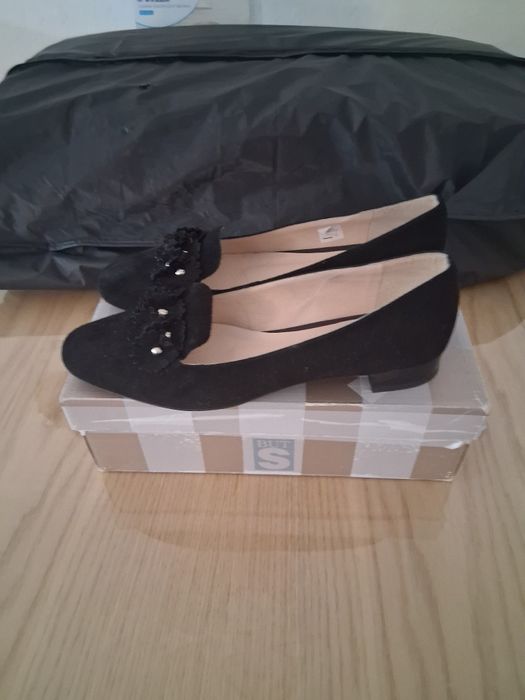 Zamszowe lordsy s-but 40