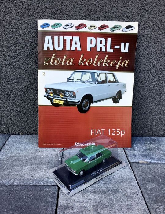 FIAT 125P-auta PRL,model,autka, kolekcja,deagostini,figurka