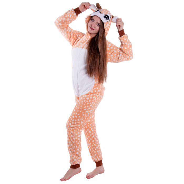 Piżama Kigurumi Kombinezon Przebranie Jelonek L 165-174 cm