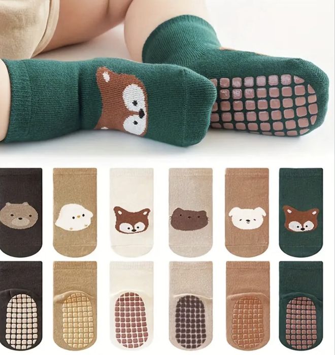 Шкарпетки дитячі антиковзкі, прорезинені