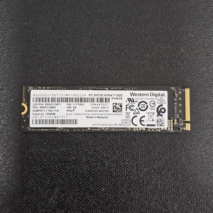Disco SSD 1TB NVME (WD SN730)
