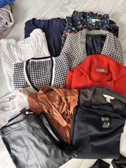 Mega paka damskich ubran na wiosne welna bawelna Zara H&M  M 11 sztuk